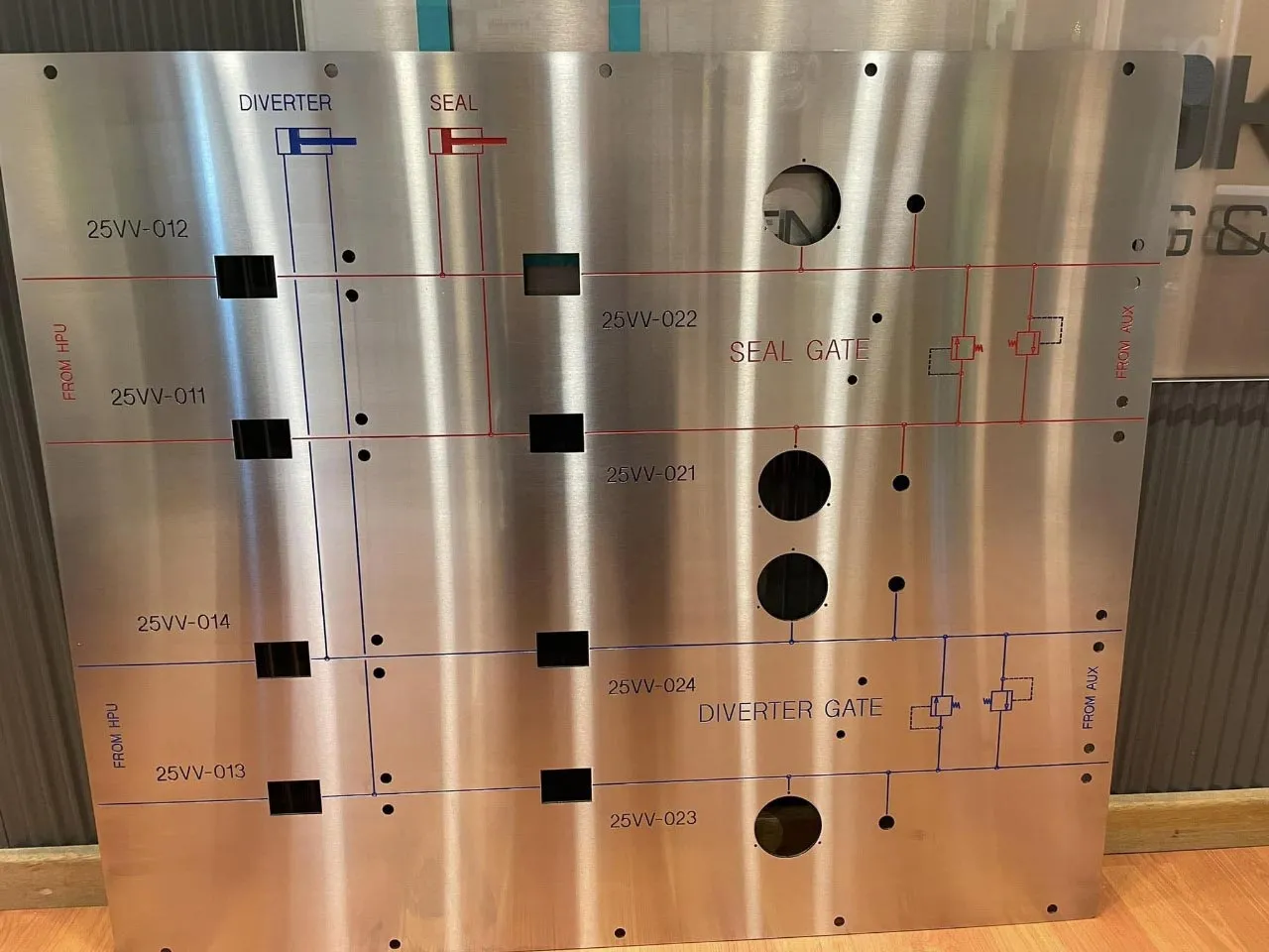 High-Precision Hydraulic Control Interface Panel