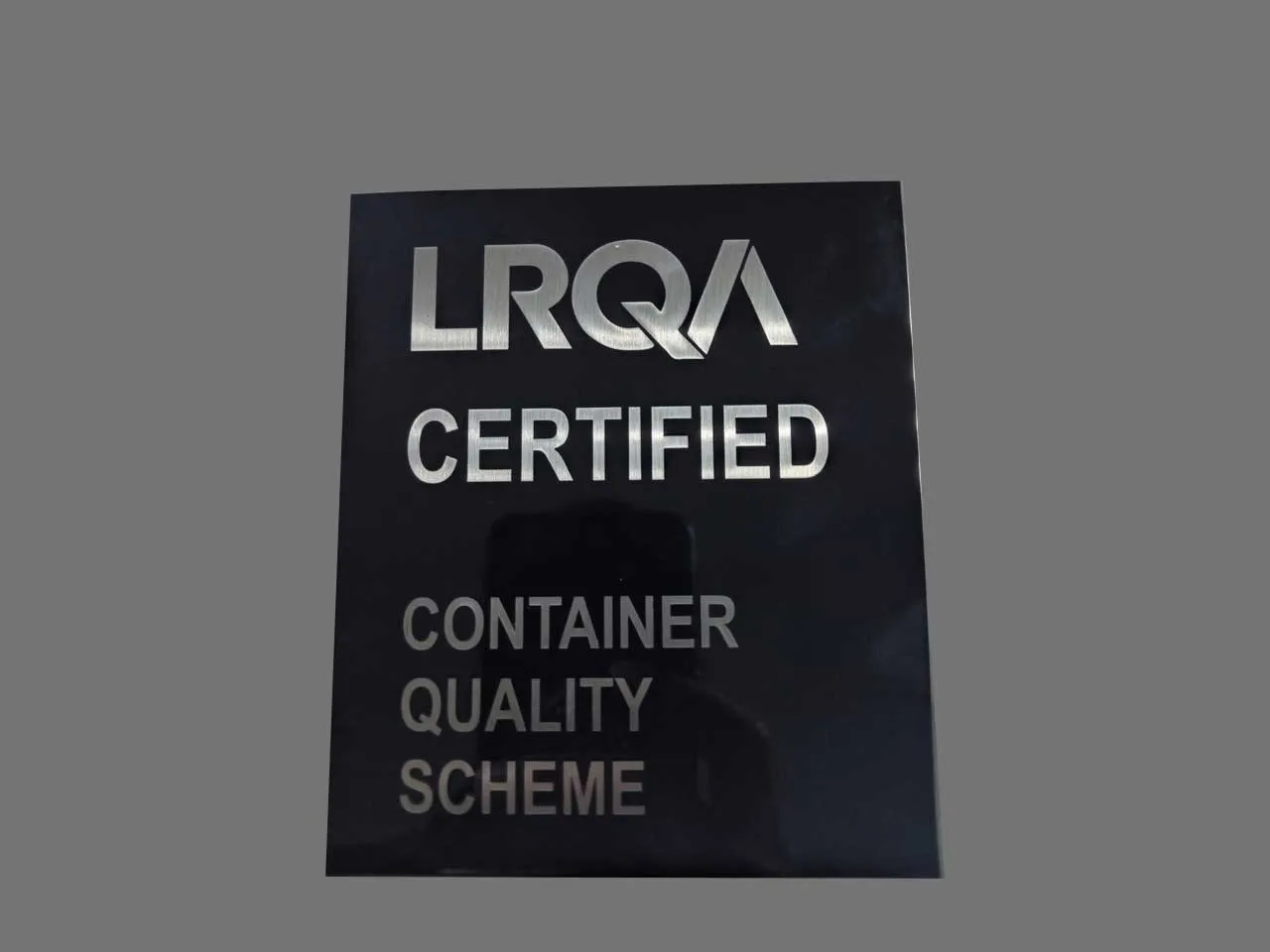 LRQA Certification Metal Badge Fabrication